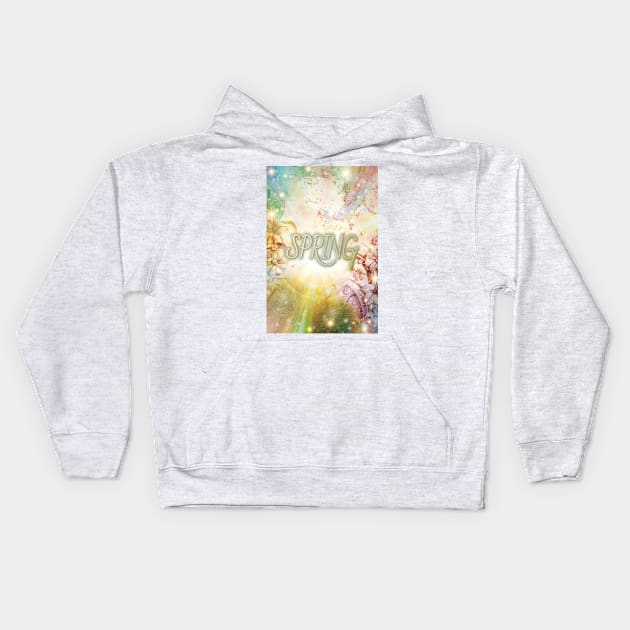 SPRING Kids Hoodie by Begoll Art